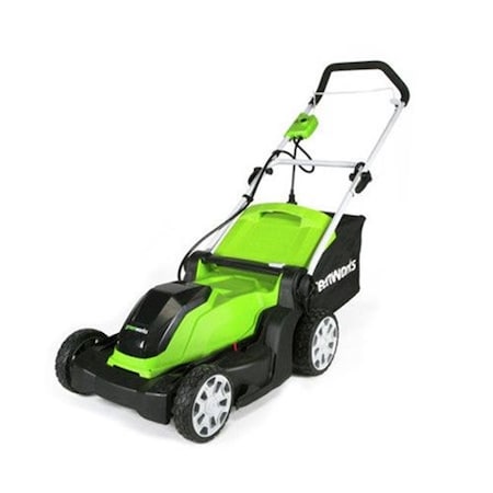 Greenworks Greenworks 2507502 17 in. 10A Corded Lawn Mower; Green & Black 2507502